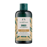 The Body Shop Ginger Scalp Care Shampoo bottle refreshing the scalp