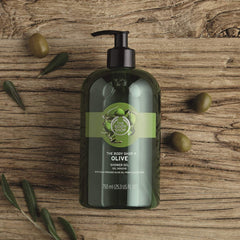 The Body Shop Olive Shower Gel Italian olive fragrance highlights a Mediterranean-inspired ritual.