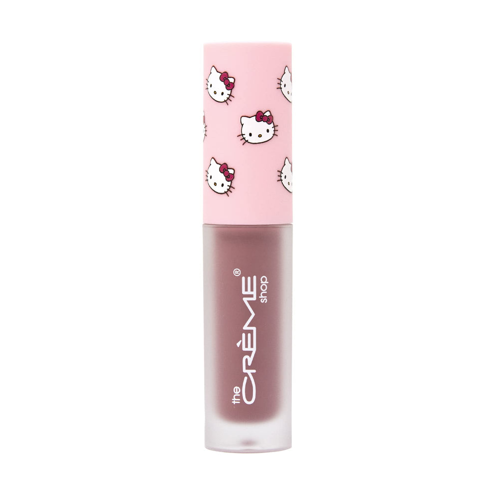 The Crème Shop Hello Kitty lip oil strawberry bottle provides ultra hydration and glossy shine
