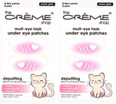 The Crème Shop Mult-Eye Task Under Eye Patches Anime Glow pack 2 smooths puffiness for refreshed eyes