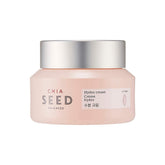 The Face Shop Chia Seed Advanced Hydro Cream jar close-up showcasing rich hydration.