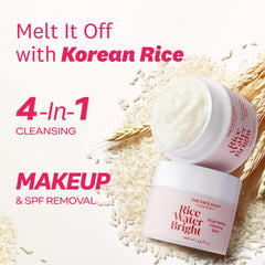 Cleansing balm sorbet-to-oil transition demonstrates easy makeup removal action.