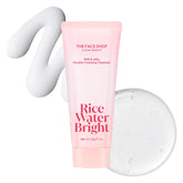 The Face Shop Rice Water Bright milk bottle pour for quick makeup removal