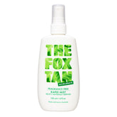 The Fox Tan Rapid Mist bottle front view, fragrance-free design for sensitive skin.