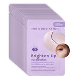 The Good Patch Brighten Up patches pack shot highlighting brightness benefits.