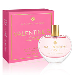 The Heart Company Valentine's Love heart bottle, a romantic gift-ready design.