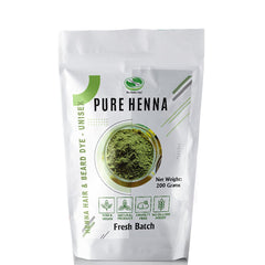The Henna Guys 100% pure henna powder for rich red color.