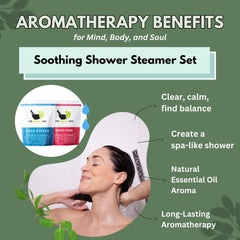 The Herbal Zen shower steamers closeup highlighting natural essential oils.