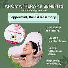 The Herbal Zen spa-style shower melts convey a convenient self-care moment.