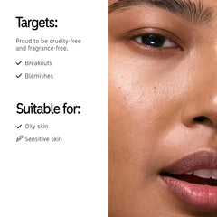 The INKEY List C-50 serum gel texture highlighted for lightweight nightly use