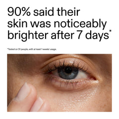 The INKEY List Fulvic Acid Brightening Cleanser around eye area removes makeup gently