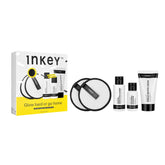 The INKEY List Glow Hard or Go Home gift set box with hydration trio for glowing skin.