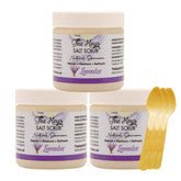 The Keys Salt Scrub lavender sea salt jar for gentle exfoliation and radiant skin.