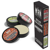 The Man Brand solid cologne bergamot cedar for refined daytime aroma