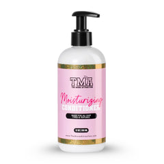 The Mane Attraction Moisturizing Conditioner bottle front view highlighting hydration for smoother hair