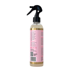 The Mane Attraction Nourishing Daily Hair Growth Moisture Mist close-up shows hair health and softness.