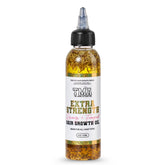The Mane Attraction Rosemary Fenugreek Oil bottle supports scalp nourishment.