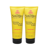 The Naked Bee Grapefruit Blossom Honey hand lotion bottle for daily moisturizing.