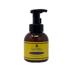 The Naked Bee Lavender & Beeswax hand soap bottle delivers a rich lather for everyday cleansing.