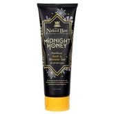 The Naked Bee Midnight Honey bath gel 8 oz bottle with rich lather.