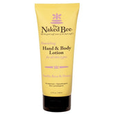The Naked Bee moisturizing lotion bottle with vanilla, rose, and honey for hydration