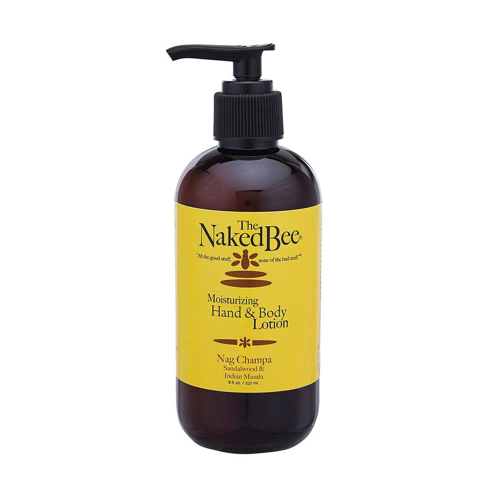 The Naked Bee Nourishing Body Lotion bottle front view for daily moisture.