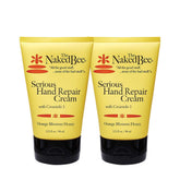 The Naked Bee orange blossom honey ceramide-3 hand cream bottle shows hydrating care for dry hands