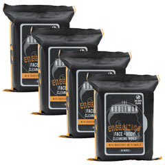 The Nobleman cleansing wipes 4-pack front view for on-the-go refreshment.