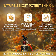 The Organic Forest Sea Buckthorn Oil helps pores and redness balance