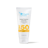 The Organic Pharmacy mineral sunscreen jar ready for daily use
