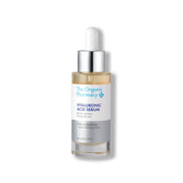 The Organic Pharmacy Hyaluronic Acid Serum bottle for hydrated, refreshed skin.