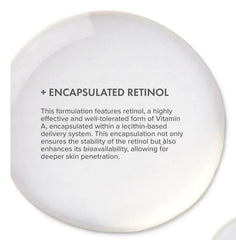 The Organic Pharmacy Retinol Night Serum 30ml texture shot highlights silky lightness on skin.