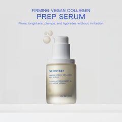 The Outset Firming Serum swatch glows with hydrated, lifted skin
