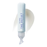 The Outset Lip Oasis Glossy Treatment tube shows hydrating shine for daily pout perfection.