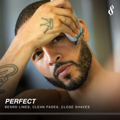 The Rich Barber blade modifier side view highlights compact design for busy salons.
