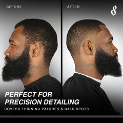 The Rich Barber N'Hance Pro applicator pump ensures even distribution.