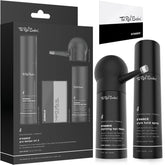 The Rich Barber N'Hance Pro hair-building fibers blend naturally for a fuller hairline.