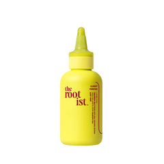 THE ROOTIST Pre-Shampoo bottle closeup showing a scalp-friendly formula for a refreshed scalp