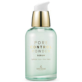 The Skin House Pore Control Powder Serum with loess absorbs oil for a clearer complexion.