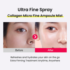Close-up of the mist texture from The Skin House Ultra Collagen Ampoule Face Mist