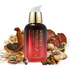 The Skin House Wrinkle Supreme Serum bottle front view for an anti-aging ritual.