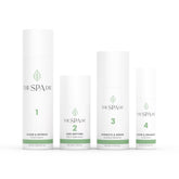The Spa Dr Daily Essentials Cleanser bottle pour supports balanced skin and gentle cleansing.