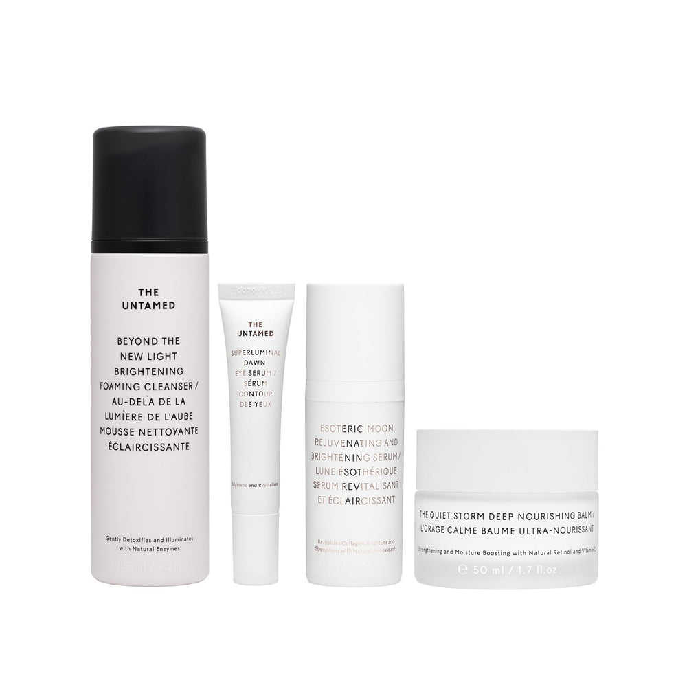 The Untamed Daily Kit cleanser-foam with silky lather for a refreshing morning cleanse.