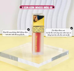 Lip balm swatch showing color-changing effect on lips.