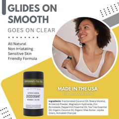 The Yellow Bird vegan cruelty-free label indicating responsible care.
