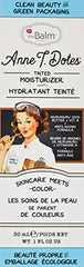 theBalm Anne T Dotes tinted moisturizer swirled finish demonstrates seamless blending for everyday wear.