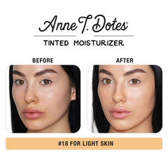 theBalm Anne T. Dotes tinted moisturizer texture swirl showing creamy blendability