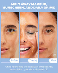 Then I Met You Living Cleansing Balm removes sunscreen and long-wear makeup effectively.