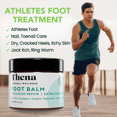 Thena cooling menthol moment on skin indicating lasting refreshment.