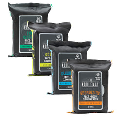 The Nobleman aloe wipes post workout scene showing refreshing cleanse